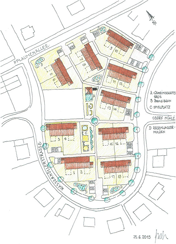 Baugemeinschaft Trebbin Wassermüllerstraße | Lageplan
